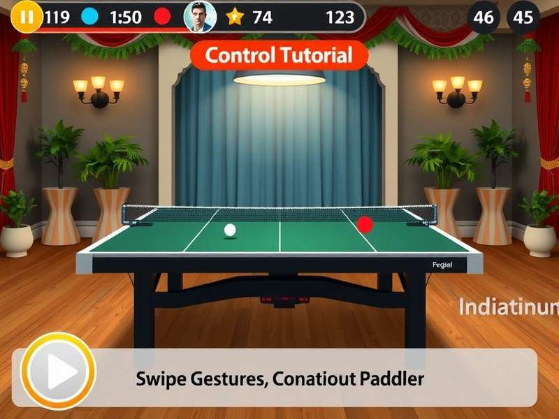 Platinum Paddler control tutorial showing swipe gestures